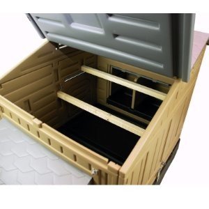 Formex Snap Lock Chicken Coop - easy to access and clean.